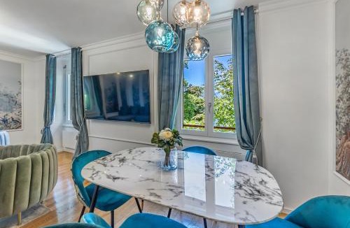Montreux Apartment | Soft Glam 1-bedroom appt - Lake & Mountain View
