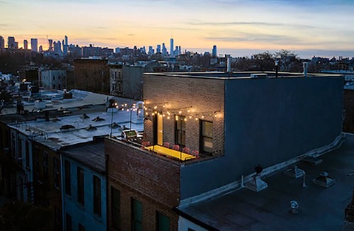 Bedford-Stuyvesant House | Solar Powered Brownstone w/treetop terrace