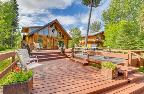 Funny River House | Soldotna Fishing Lodges w/Dock on Kenai River!