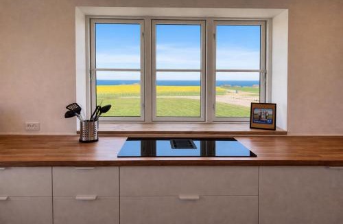 Gudhjem Apartment | Solhjem Bornholm - Renovated Barn with Stunning Sea View