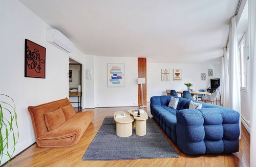 Necker Apartment | Soothing 2-bedroom apartment with AC in vibrant Paris