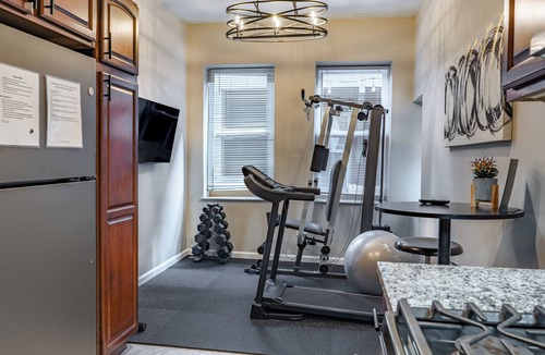 Soulard Apartment | Soulard King 1BR - Personal Gym and Sauna Oasis