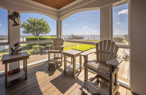 Poplar Branch House | Sound Life 5 Bedroom Vacation Home, Soundfront Views with Pool Access!