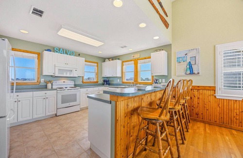 Wind Over Waves House | Soundfront Home w/Private Pool, 2 Hot Tubs, Elevator, Community Boat Ramp, More