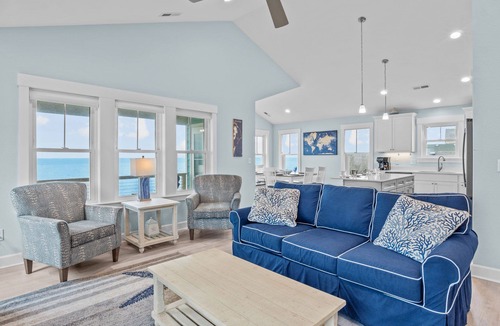 Rodanthe House | Soundfront with Hot Tub, Elevator, Game Room, Windsports Access, Private Dock
