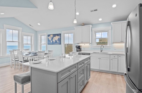 Rodanthe House | Soundfront with Hot Tub, Elevator, Game Room, Windsports Access, Private Dock