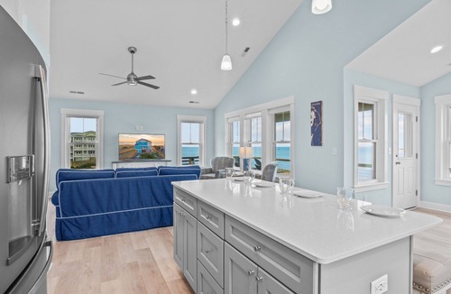 Rodanthe House | Soundfront with Hot Tub, Elevator, Game Room, Windsports Access, Private Dock