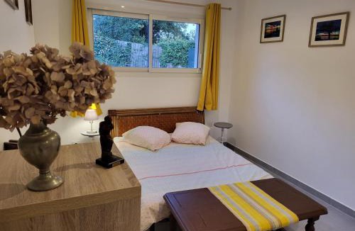 Moyen-Vernet Bed & Breakfast | Sous le vieux figuier, chambre double indépendante