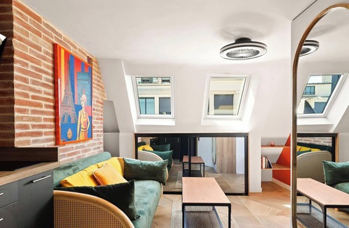 Quartier du Mail Apartment | Sous les toits de Montorgueil, vue magnifique