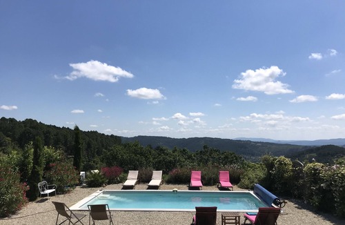 Les Salelles House | South Ardèche, charming house with swimming pool and magnificent view
