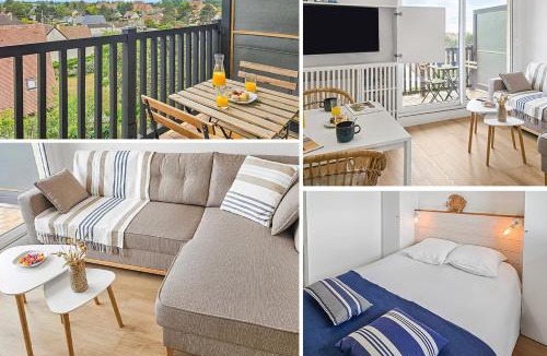 Cabourg Apartment | South-facing terrace, direct beach access