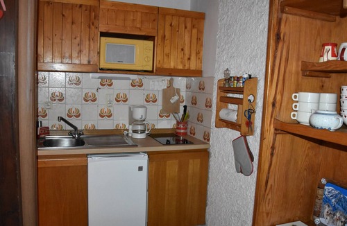 Pralognan-la-Vanoise Apartment | South studio 4 pers, pets allowed, sunny terrace