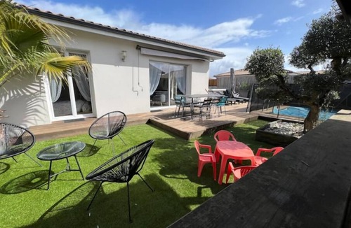 Le Teich Villa | Spa, Climatisation, Piscine Chauffée, Pétanque