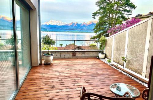 Montreux City Centre Apartment | Spa luxury app for 2 or 4 pers centre lac view