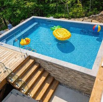 Saint Come Ski Chalet | Spa Pool Table - Luxurious pool - Chalet Houefifa