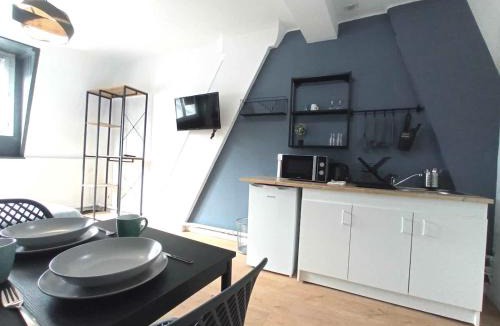 Roubaix Apartment | Spacieux studio avec baignoire wifi gratuit