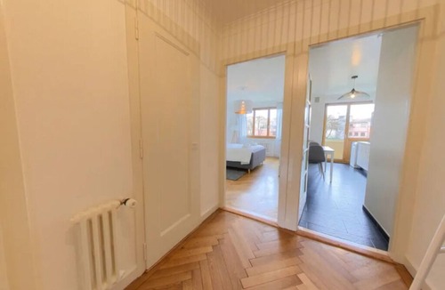 Plainpalais Apartment | Spacious 1-Bedroom Apartment w/River Views & Balcony - Jonction District