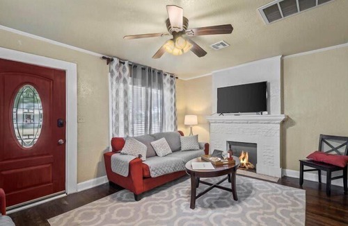 Sunrise Terrace Apartment | Spacious 1 Bedroom Duplex in Tulsa!