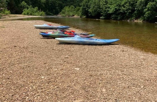 Dora Cabin | Spacious 1200sf cabin (2) in Ozark county near the river. Pets allowed.