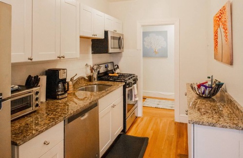 Commonwealth Apartment | Spacious 1Bed, Boston Coll, Elevator, Roof Deck