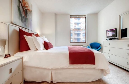 Hoboken Apartment | Spacious 1BR | Washer Dryer | Free WiFi & Desk | GLS