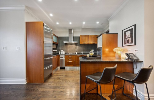 Streeterville Apartment | Spacious 2 Bed Downtown Chicago with Housekeeping and Laundry. Dogs Welcome.