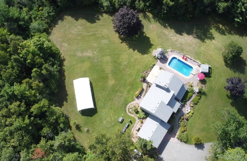 Ashburn RV Rental | Spacious 20’x40’ Party Tent on 22-Acre Hilltop—Perfect for Events & Gatherings