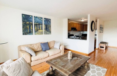 Elkins Park Apartment | Spacious 2BR/2BA with Hardwood Floors, Monthly Discount