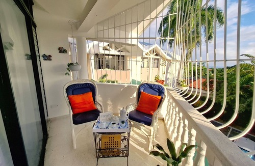 Los Maestros Apartment | Spacious 2BR, Fast WiFi/Ocean & Mountain Views, Security & Convenience