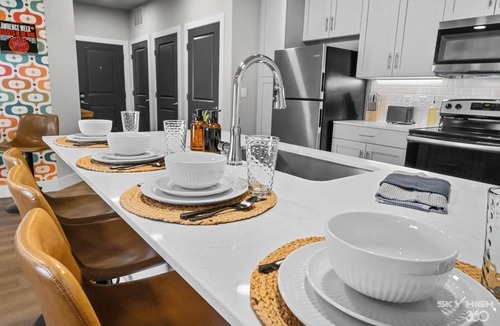 Rogers Apartment | Spacious 2BR, Walmart HQ, Heated Pool, Bike Lift & Bike Storage
