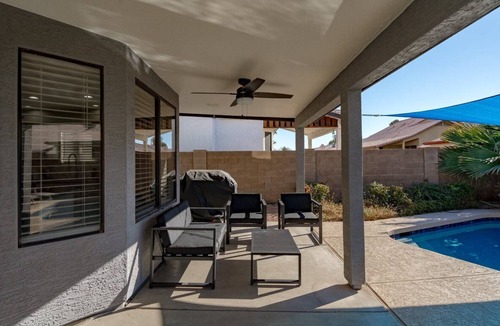 Madera Parc House | Spacious 4-bedroom house in charming Gilbert. Pool, Ping Pong/Pool Table & more.