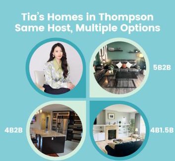 Thompson House | Spacious 4BR Family Home - Wine Fridge, Patio, Parking