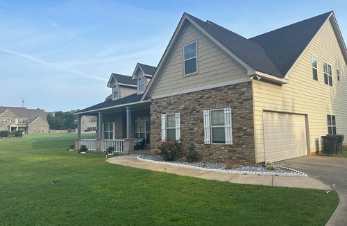Fort Mitchell House | Spacious 4BR Near Fort Benning: Fireplace, Patio: 3BR Access