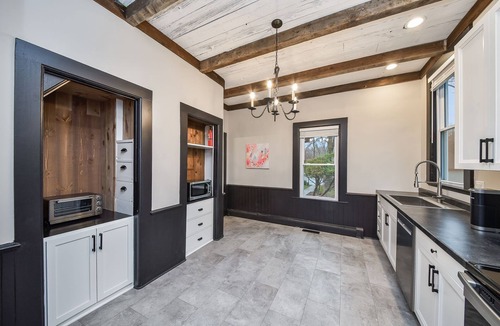 Oswego Other | Spacious 5-bedroom farmhouse in charming Oswego with private woods