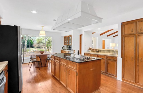 San Marcos House | Spacious 5BR Retreat w/Pool, Spa, Fire Pit & Game-Friendly Spaces