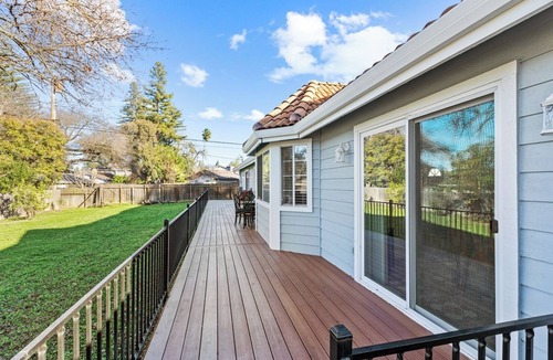 Arden-Arcade House | Spacious 6 BR Patio + Deck Sleeps 13