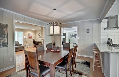 East Point House | Spacious 6BR ATL Home Near Airport Private Pool HotTub Longterm 14 max
