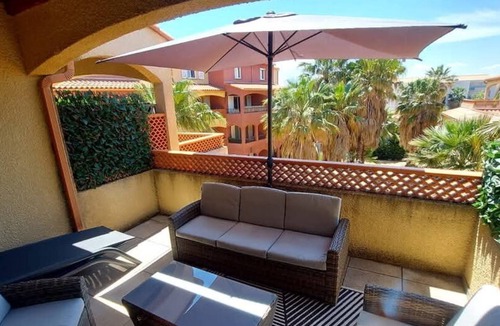 Les Hauts de Canet Apartment | Spacious Air-Conditioned Duplex WiFi et Private Parking – 6SIERRA223