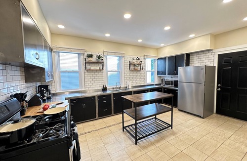 Front Park Apartment | Spacious Allentown Retreat, Porch + Walkable Location, King Bed + Sauna