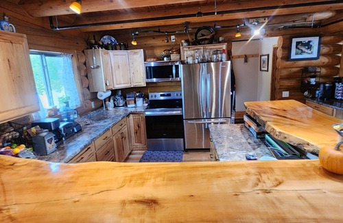 Casper Cabin | Spacious and secluded cabin overlooking North Platte River valley.