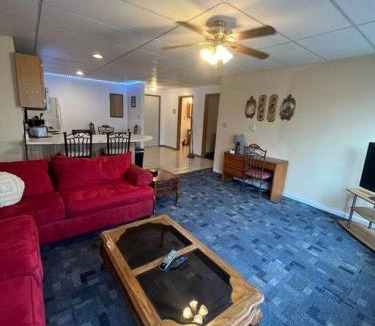 Sayre Apartment | Spacious Apt near Guthrie Packer