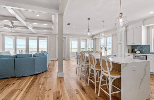 Ship Bottom House | Spacious Bayfront Home with Pool