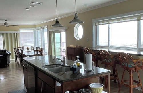 Bermuda Beach House | Spacious Beach House Gulf/Sunset Views Elevator Sleeps 20 Steps to Sand