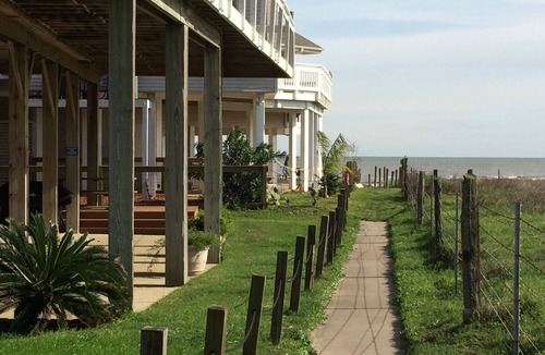 Bermuda Beach House | Spacious Beach House Gulf/Sunset Views Elevator Sleeps 20 Steps to Sand