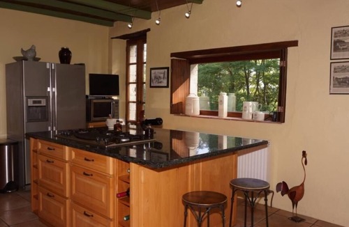 Beauville Other | Spacious, beautifully converted barn with exposed wooden beams, swimming pool