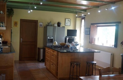 Beauville Other | Spacious, beautifully converted barn with exposed wooden beams, swimming pool