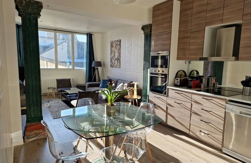 Trouville-sur-Mer Apartment | Spacious, bright atypical apartment with garden, very well located.