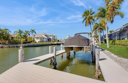 Marco Island House | Spacious canal front home with private pool, dock & close to everything