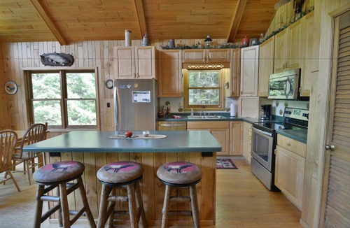 Clam Lake House | Spacious Cascade Chalet with Cozy Fireplace by RedAwning