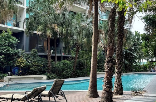 Newstead Apartment | Spacious City Escape with Pool, Gym & Free Parking